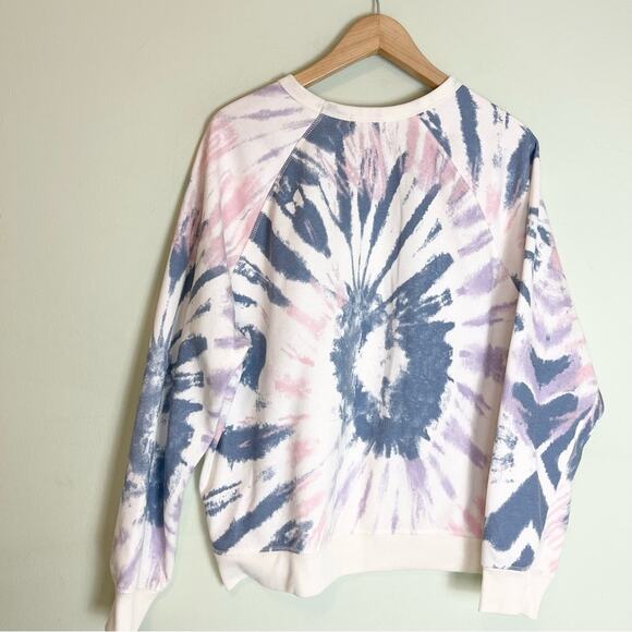 Grayson Threads Choose Happy Sweatshirt Tie Dye Pullover Woman's size L - Picture 7 of 9